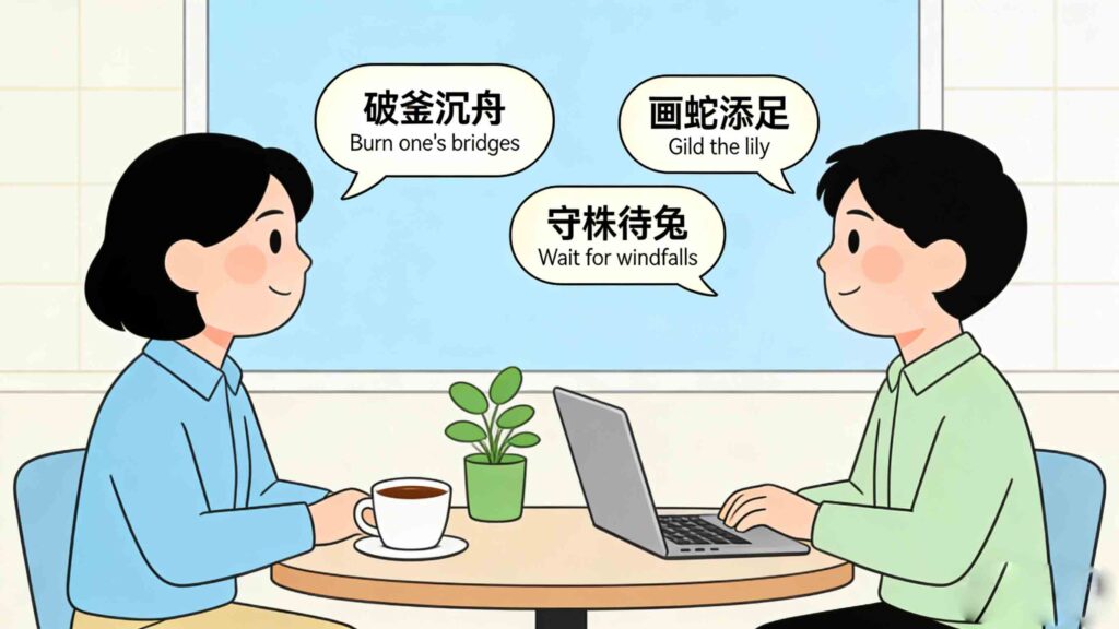 chinese idioms to english for daily conversation