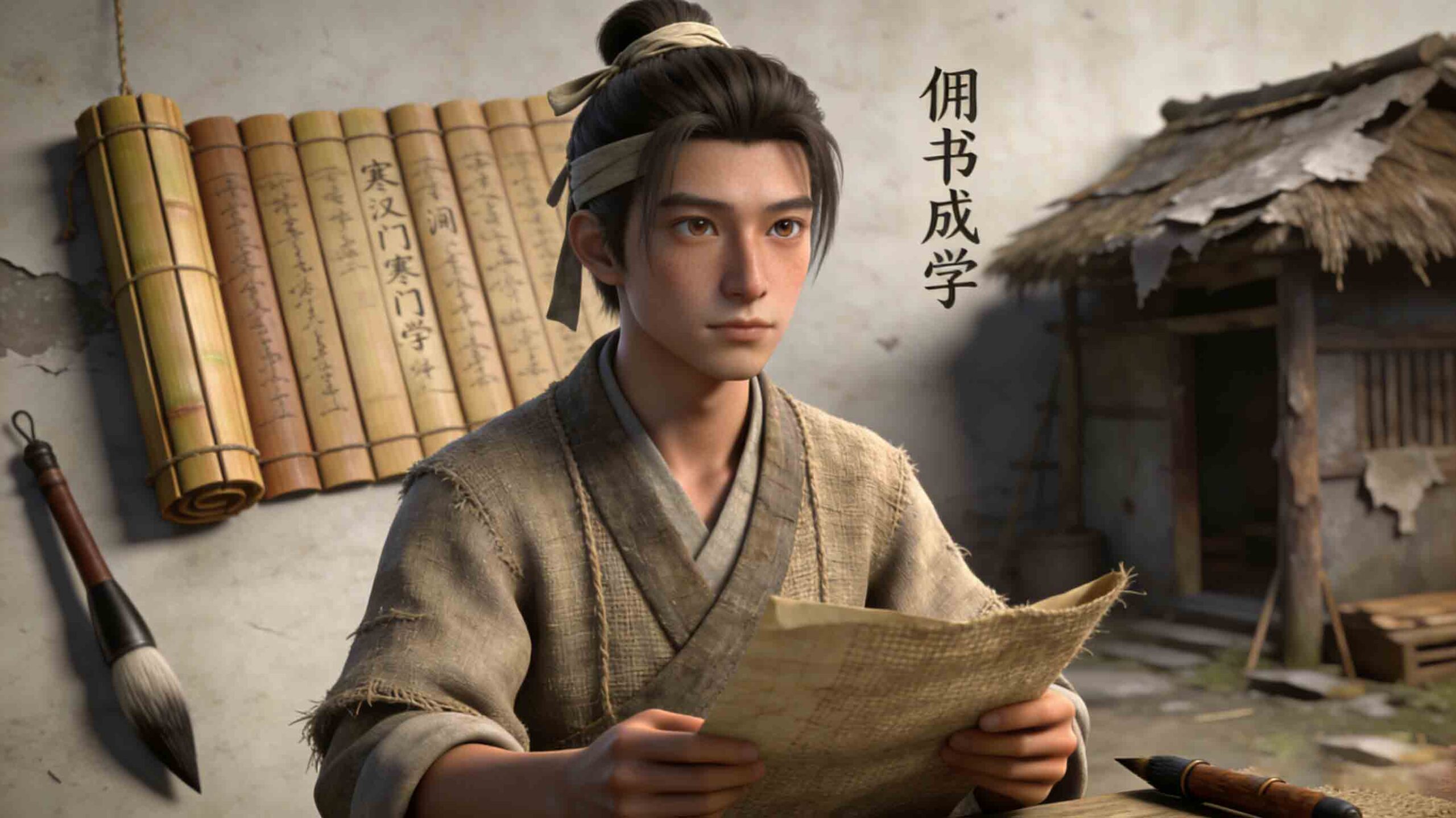 De Run Works for Books - Chinese Mengxue Idiom Story Illustration