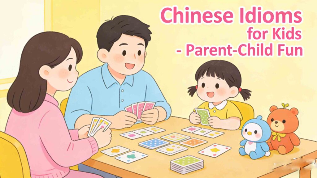 chinese idiom games for kids parent-child activity