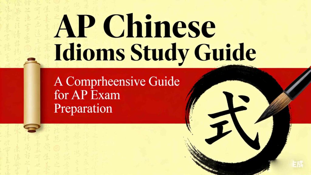 AP Chinese idioms essential guide