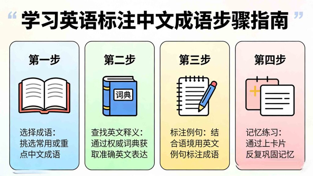 How to learn Chinese idioms in English effectively tips