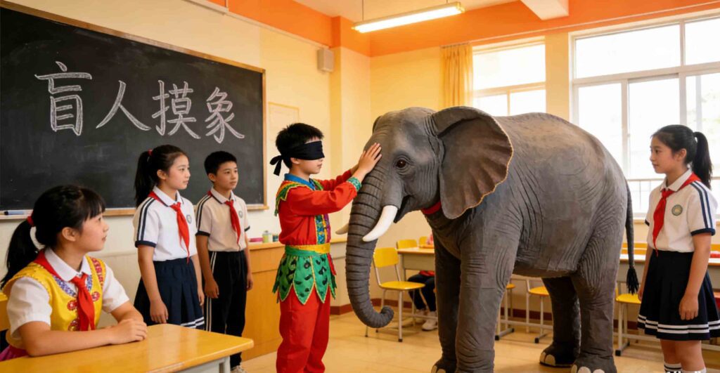 Chinese idioms Pictionary game for students, kids guessing idioms from drawings