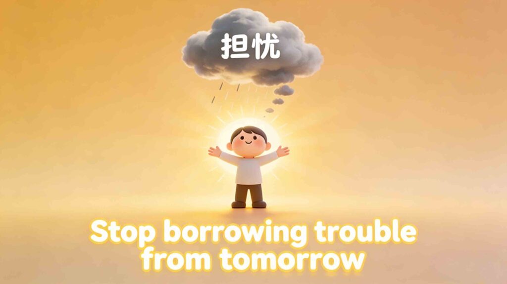 The moral of 杞人忧天: stop worrying about imaginary dangers