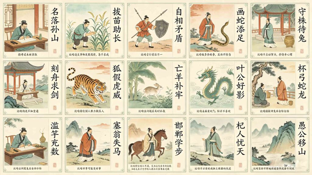 15 essential chinese chengyu stories with clear meanings