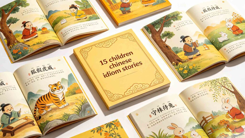 15 children chinese idiom stories pdf with clear english explanations