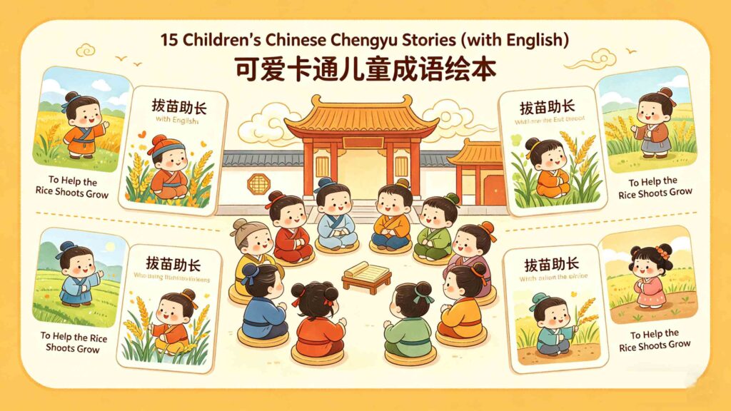 15 children chengyu chinese stories pdf with english