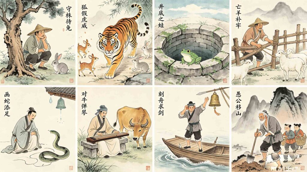 10 Essential China Idiom Stories: Clear Meanings & Easy to Learn 2 china idiom with picture stories for beginners