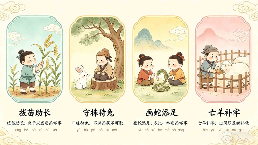 chinese chengyu stories for beginners with simple tales