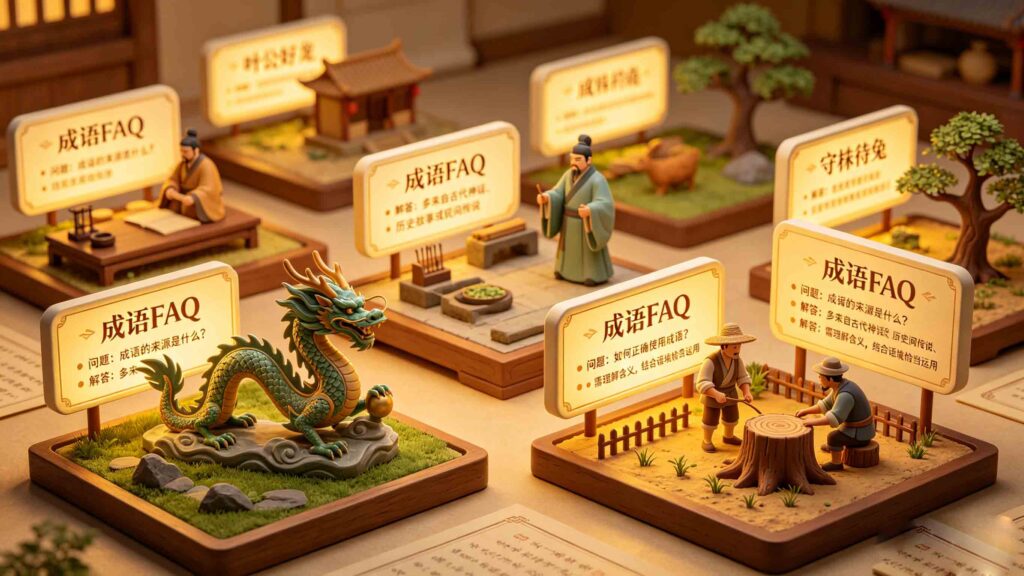 frequently asked questions about chinese chengyu list 3d