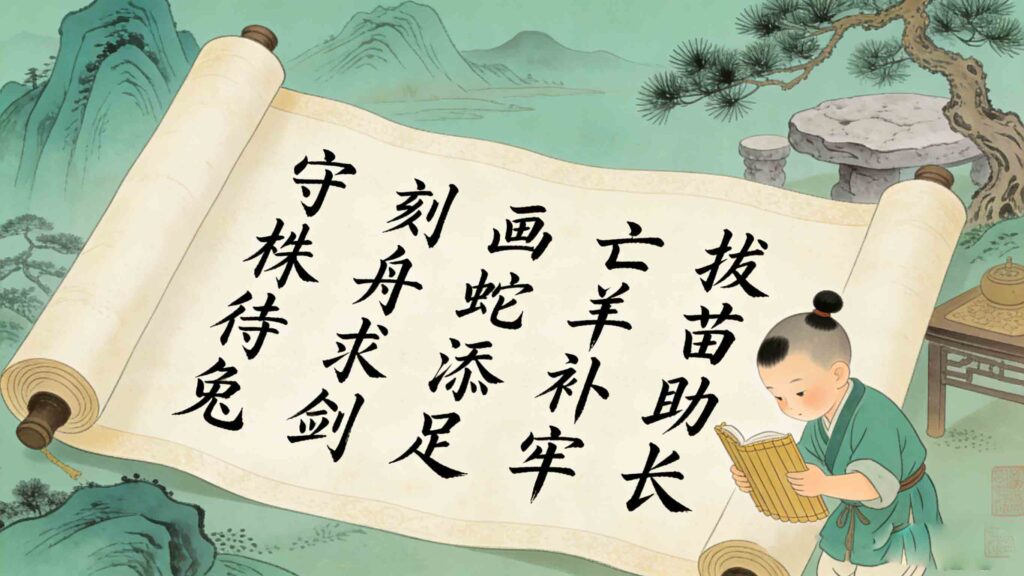 Chinese idioms with stories - classic chengyu collection for Mandarin learners