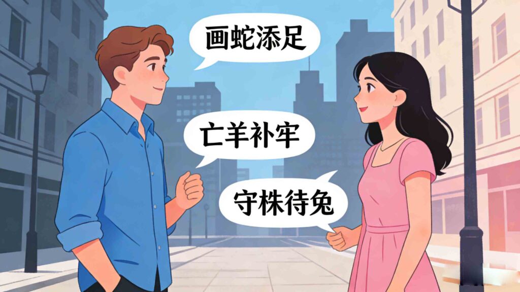 Chinese idioms with stories - daily usage in Mandarin conversations and writing
